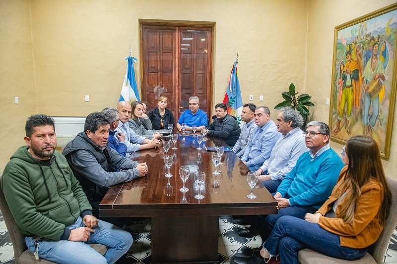 El gobernador Jalil se reunió con intendentes de Belén