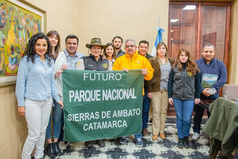 Raúl recibió a autoridades de la Administración de Parques Nacionales
