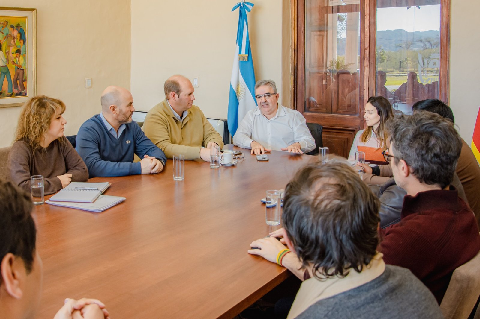 Raúl e intendentes definieron prioridades de obras del Fideicomiso de Regalías Mineras